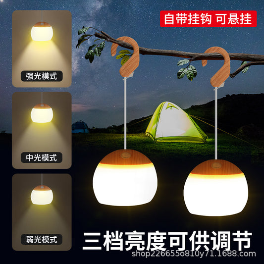 USB充電式ポータブルLEDキャンプランタン