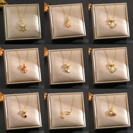 レディースチタンスチールネックレス