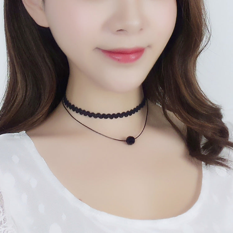 🌟 韓国の原宿ネックレス – パール、スエード、そしてエレガンス 🌟