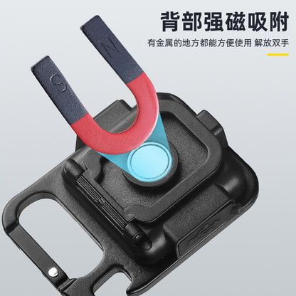 🔦 多機能 COB ライト付きミニ USB キーチェーン