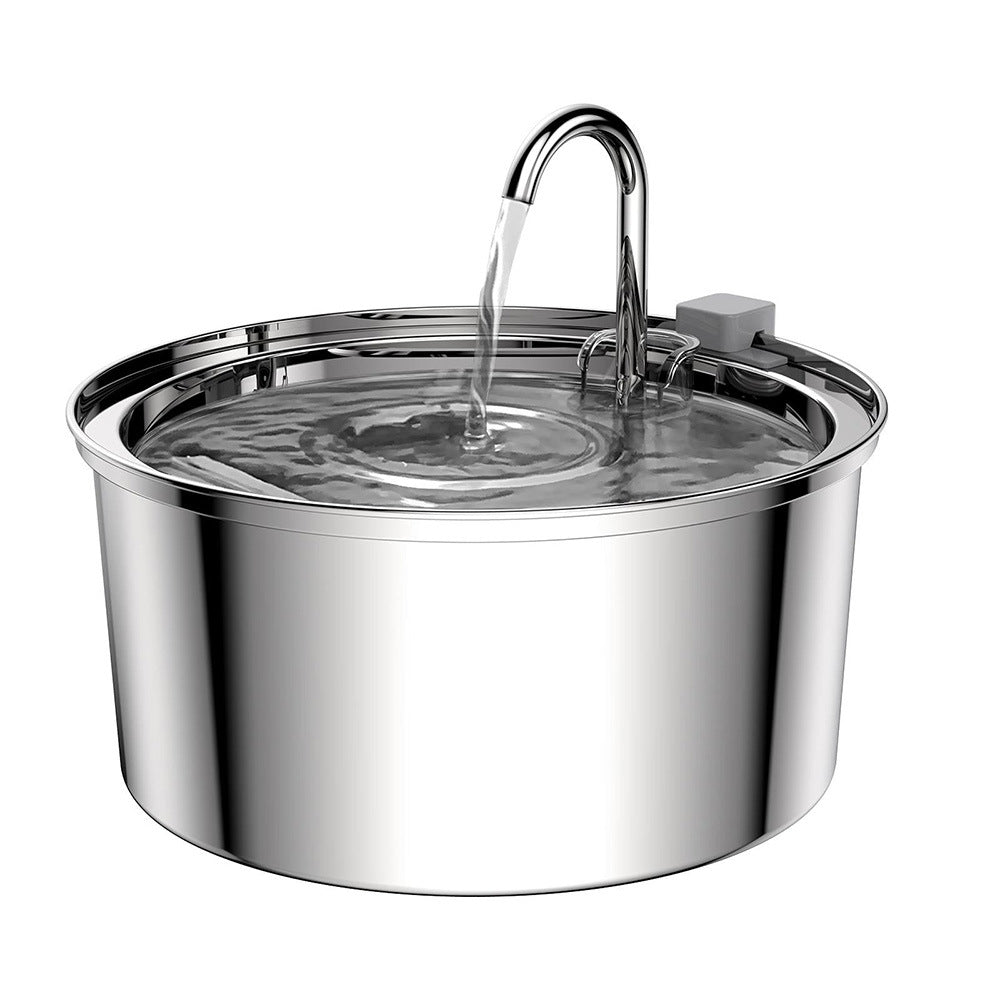 ペット用自動給水器 – 3.2L ステンレス製
